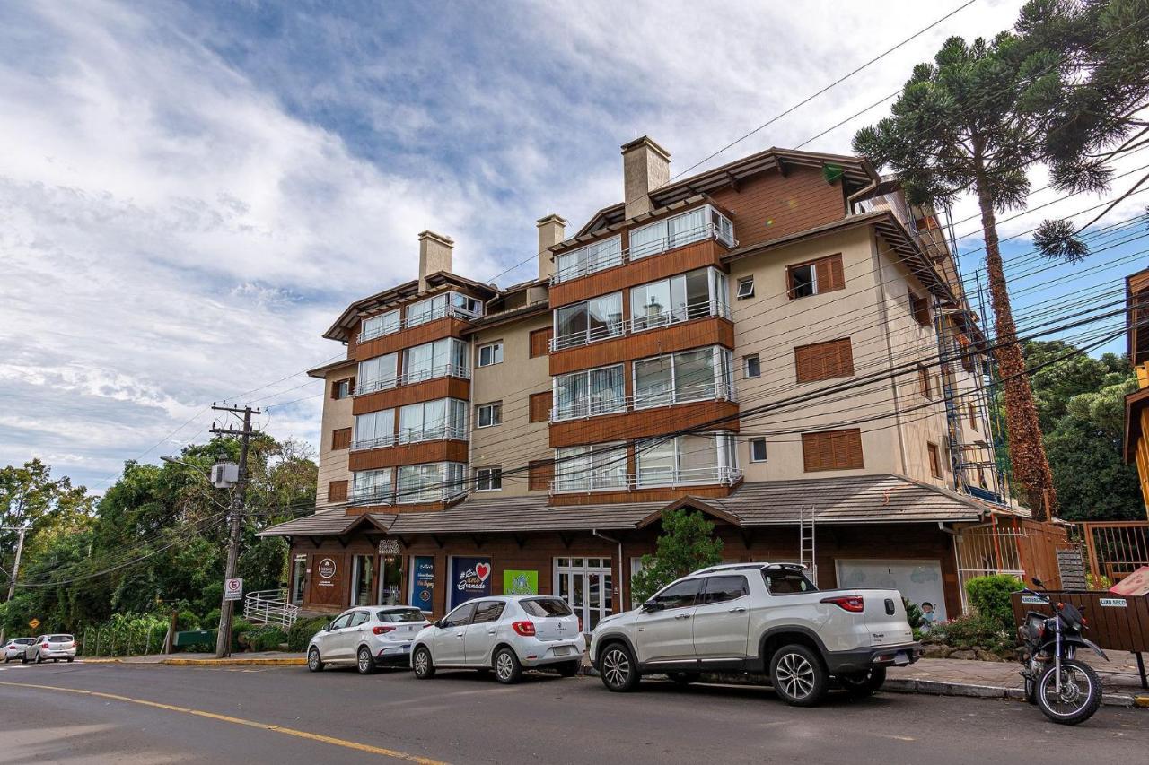 Rosa Edificio Parque Da Vinicola Apartment กรามาโด ภายนอก รูปภาพ