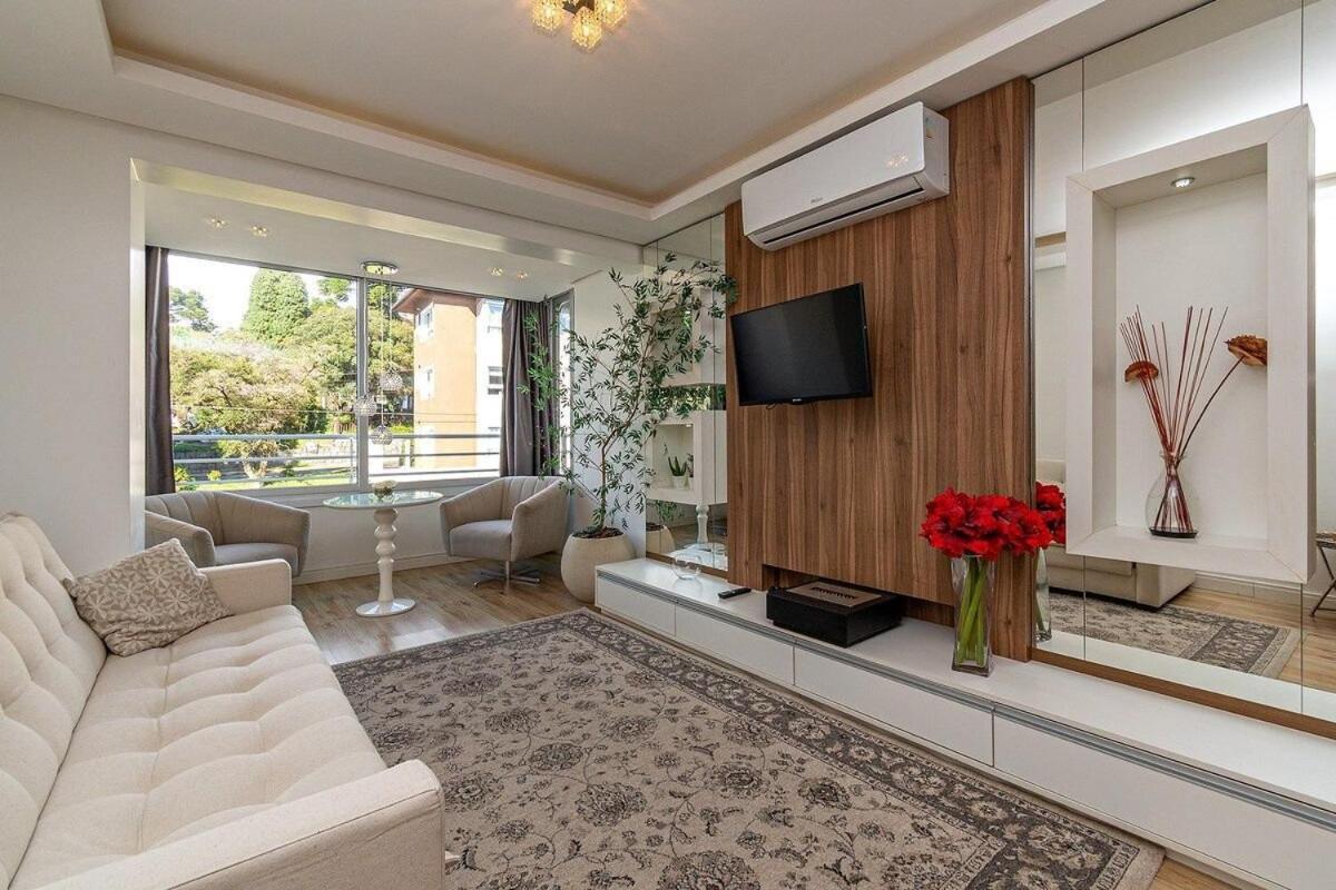 Rosa Edificio Parque Da Vinicola Apartment กรามาโด ภายนอก รูปภาพ