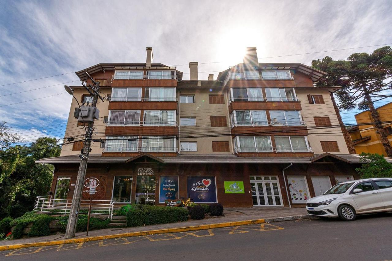 Rosa Edificio Parque Da Vinicola Apartment กรามาโด ภายนอก รูปภาพ