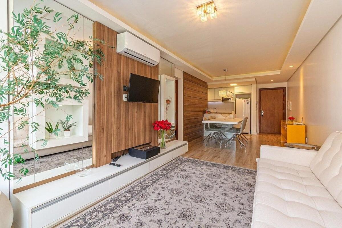 Rosa Edificio Parque Da Vinicola Apartment กรามาโด ภายนอก รูปภาพ