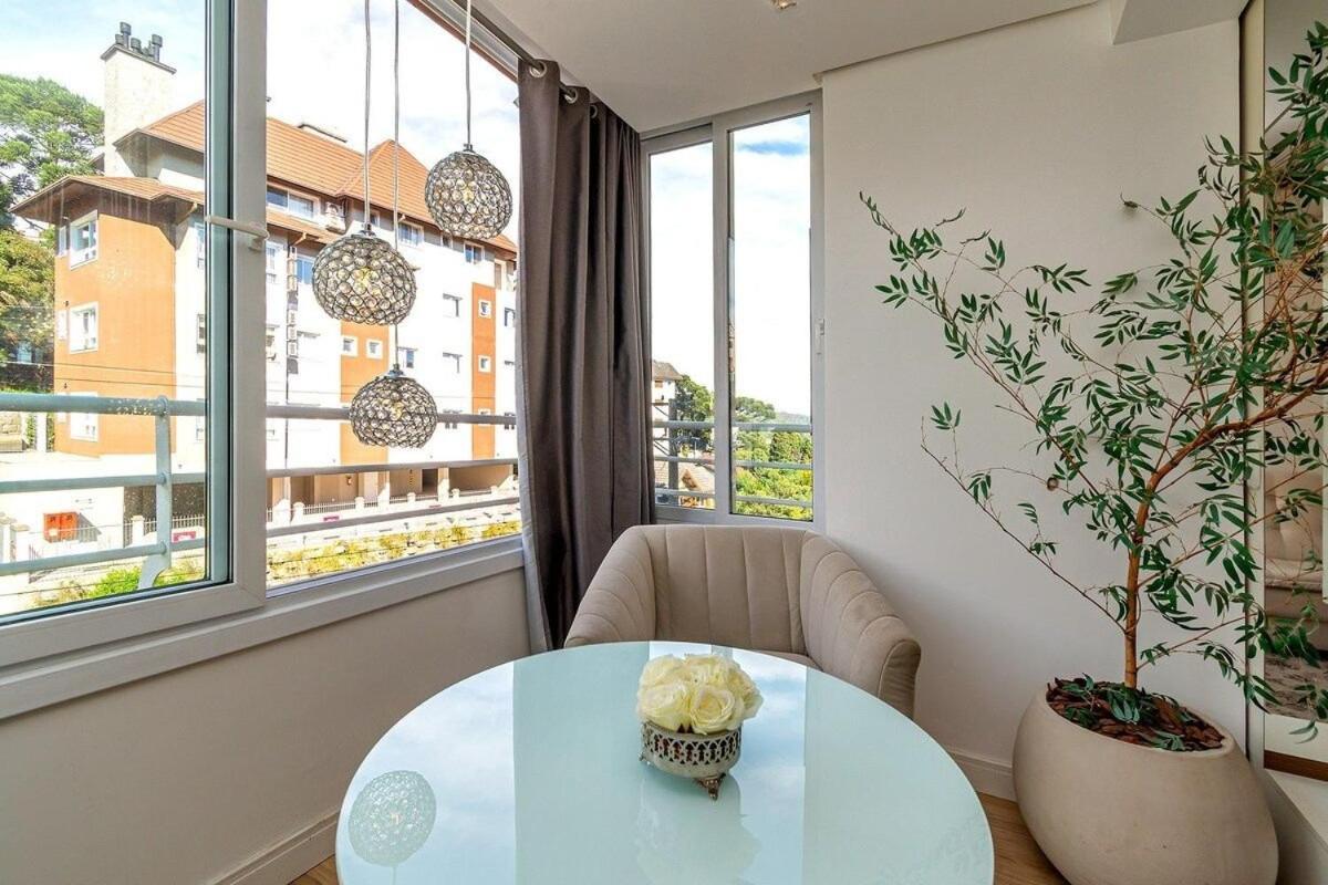 Rosa Edificio Parque Da Vinicola Apartment กรามาโด ภายนอก รูปภาพ