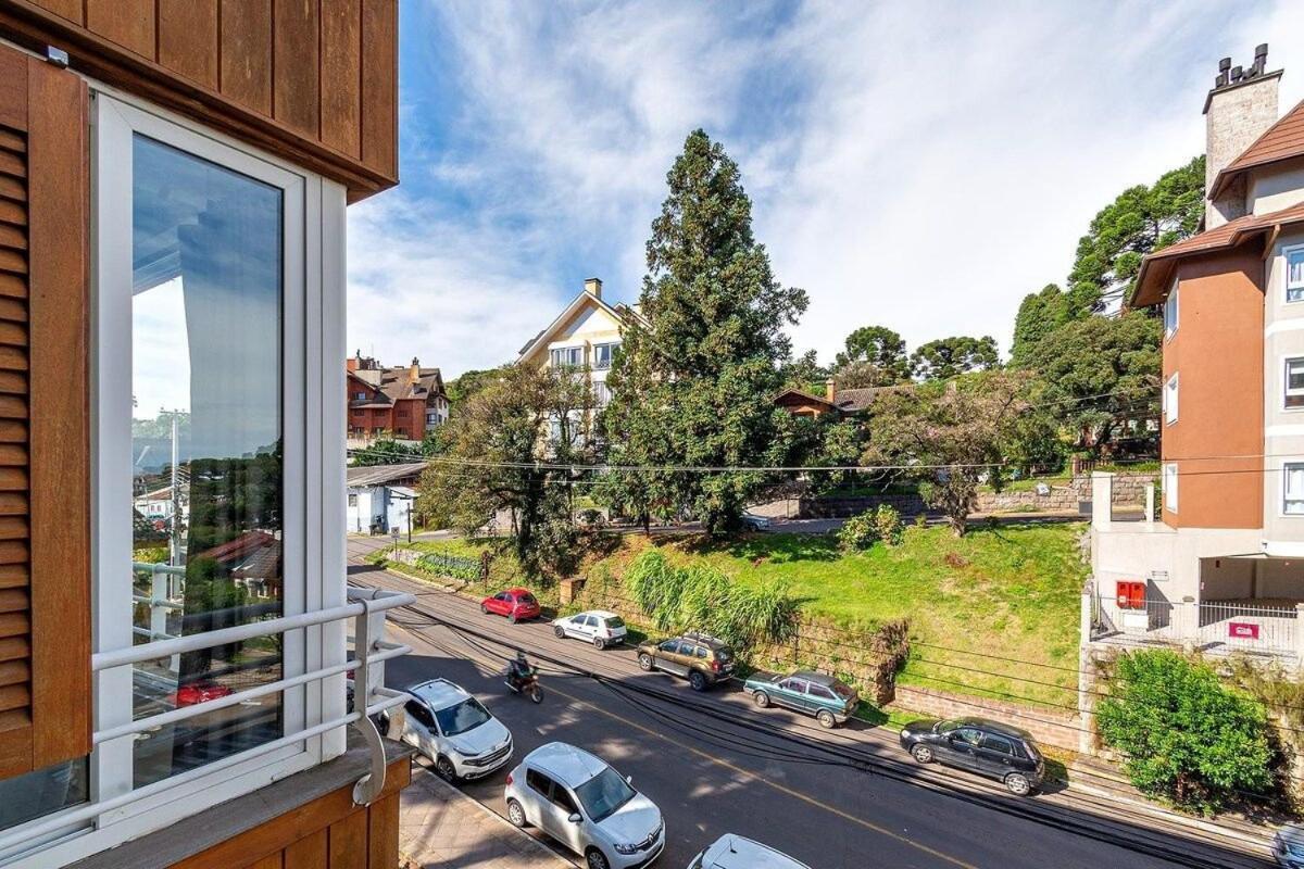 Rosa Edificio Parque Da Vinicola Apartment กรามาโด ภายนอก รูปภาพ